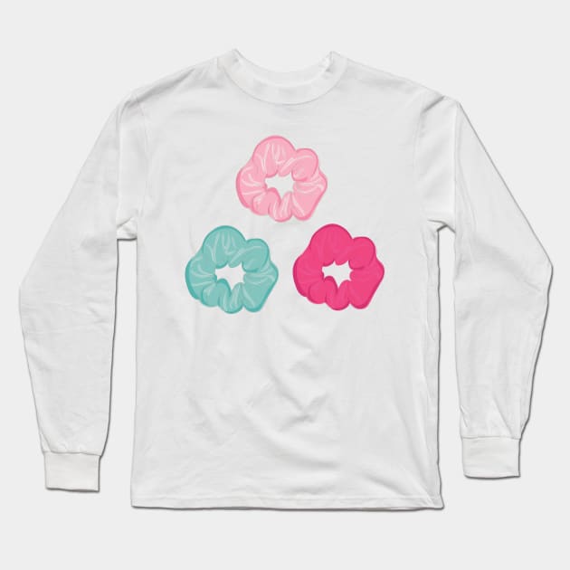 Scrunchie set Long Sleeve T-Shirt by snowshade